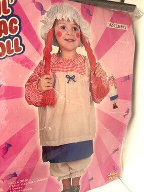 Forum Lil’ Rag Doll Baby Costume Size Toddler 2-4